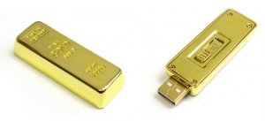 pendrive modelo AC - LINGOTE ORO