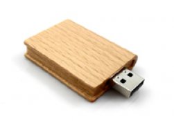 pendrive usb AC - LIBRO MADERA